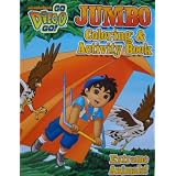 Go Diego Go 96 Page Coloring and Activity Book (Extreme Animals) ~ Bendon Publishing