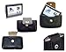 Leather Case for Garmin: GPS carry case for Garmin Nuvi fits models: 250W 255WT 200W, Serie 600 650, Serie 750 760, Serie 860, Serie 1390T pro and many more - see description
