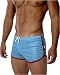 Retro Mesh Shorts, Lt.Blue/Burgundy, Small
