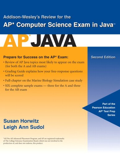 Addison-wesley's Review For The Ap Computer Science Exam In Java (2nd Edition)