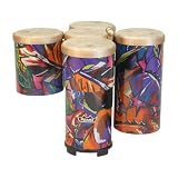 Remo Cluster Drums, 5 Pc Set, Tropical