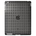 Amzer Luxe Argyle High Gloss TPU Soft Gel Skin Case for Apple iPad 2 - Smoke Grey (AMZ90784)
