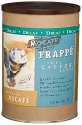 MOCAFE Frappe Iced Coffee Blend, Original Mocafe Decaf, 3-Pound Tin