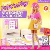 Barbie Print `n Play Stationery and Stickers