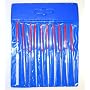 10pc Mini Needle DIAMOND FILE Set = ceramics + tile + glass