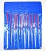 10pc Mini Needle DIAMOND FILE Set = ceramics + tile + glass