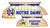 Notre Dame Fighting Irish Stained Glass Pool Table Light NCAA College Athletics