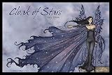 Amy Brown Cloak Of Stars Faries Fairy Black Wood-Mounted Art Poster Print - 24