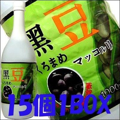 【BOX販売】楊州　黒豆マッコリ　1000ml X 15個入■韓国食品■韓国酒類■楊州