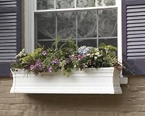 Windsor Flower Box Planter with Brackets - 60 Inch