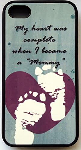 My Heart Was Complete When I Became a Mom iphone 5 & 5s flexible hard shell case
