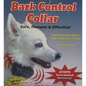 Humane Pet Bark Control Collar - Sonic Dog Training Aid - Stops Barking Without Shock or Trauma