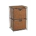 Office Products : Wicker 2 Drawer File Cart