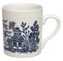 Churchill China Chelsea Blue Willow Oslo Mugs, Set of 4