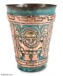 Copper and bronze vase, 'Ceremony' Copper and bronze vase, 'Ceremony'
