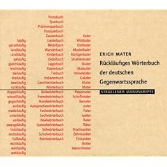 R�ckl�ufiges W�rterbuch der deutschen Gegenwartssprache. CD-ROM
