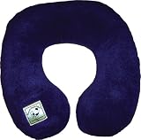The Happy Company Therapeutic Machine Washable Travel Pillow, Navy