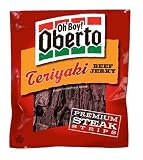 Oh Boy! Oberto Teriyaki Beef Jerky, 3.25-Ounce Bags (Pack of 4)