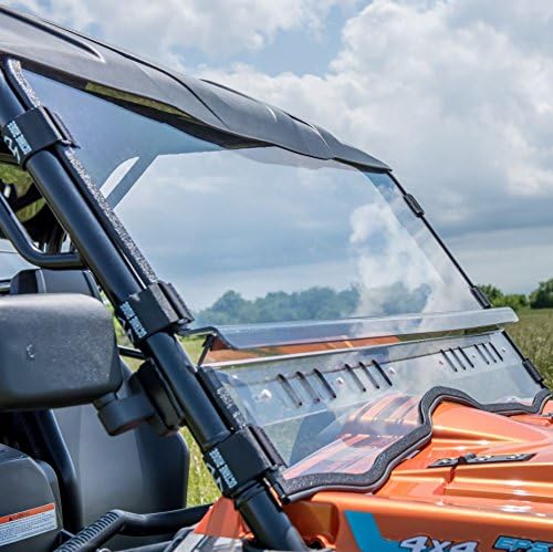 Octane Ridge Modular Two-Piece Front Lexan Windshield w| Adjustable Vents - CFMOTO UForce 500 | 800