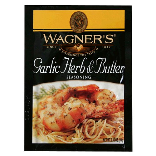 Wagner Garlic Herb & Butter Seasoning Mix, 0.35-Ounce Packets (Pack of 24) by Wagner