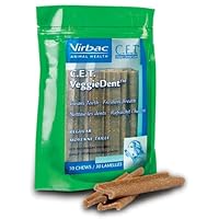 C.E.T. VeggieDent Chews, Regular, 30 Chews