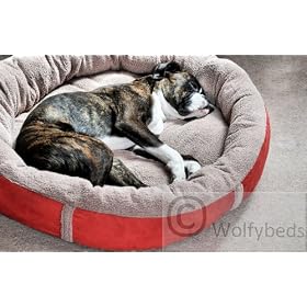 Luxury Fleece Dog Bed Size Large