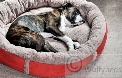Luxury Fleece Dog Bed Size Large