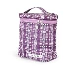Ju Ju Be Fuel Cell Bottle Bag/Lunch Pail, Jujuberry Squares