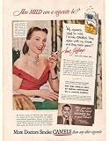 1951 Anne Jeffreys Photo Camel Cigarette Print Ad (15731)