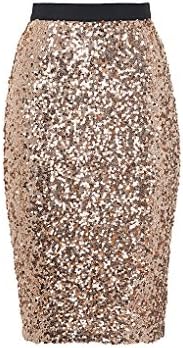 Uppretty Short Sequin Skirts Formal Party Women Skirts Bridesmaid Plus L Champagne