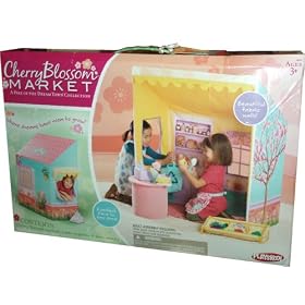 Playskool Pretend Play Dreamtown Cherry Blossom Market with Cash Register and Play Money