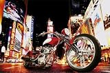 1art1 40560 Motorr&auml;der - Midnight Rider Fototapete Poster-Tapete (175 x 115 cm)