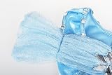 ReliBeauty Girls Cinderella Dress Halloween Costume (6x-7, Light Blue)