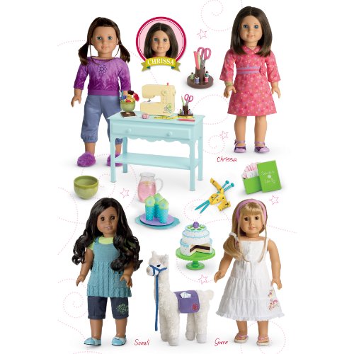 American Girl Chrissa Stacked Stickers