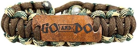 Go and Do Paracord Survival Bracelet - Fishing Line, Hook and Swivel Inside