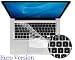 Kuzy® - EU/UK CLEAR Keyboard Silicone Cover Skin for Apple Macbook / Macbook Pro 13