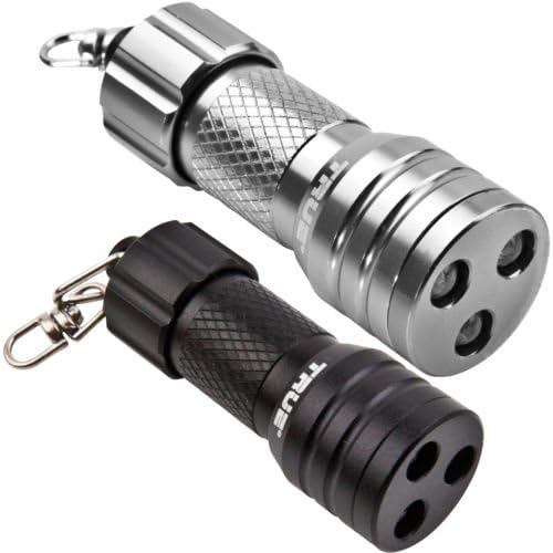 Evan Tube TRUE UTILITY 3 LED MICROLITE KEY RING TORCH - Water resistant compact keyring