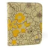 JAVOedge Poppy Book Case for the Barnes Noble Nook Touch Reader - Latest Generation Sunny Yellow