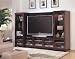 Contemporary Plasma Tv Entertainment Center With Glass Doors