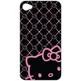 Hello Kitty KT4488BK4 Polycarbonate Wrap for iPhone 4