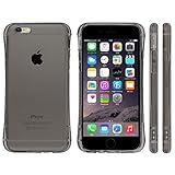 Highend berry 2015年 モデル iPhone 6 4.7インチ 落下防止 用 ストラップ付き 保護キャップ 一体型 ソフト TPU ケース Arc グレイ クリア