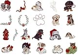 Brother/Babylock PES Embroidery Card CHRISTMAS PUPPIES
