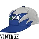 Seattle Seahawks Mitchell & Ness Shark Tooth Vintage Snap Back Hat