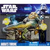 Star Wars 2010 Clone Wars Exclusive Deluxe Figure Battle Pack Jabbas Throne with Oolaイメージ