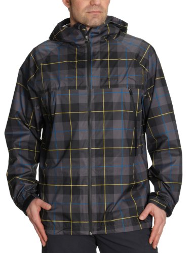 BURTON Herren Regenjacke SLICK 2.5 L, TRUE BLACK PLAID, L, 246321_005 Preisvergleich