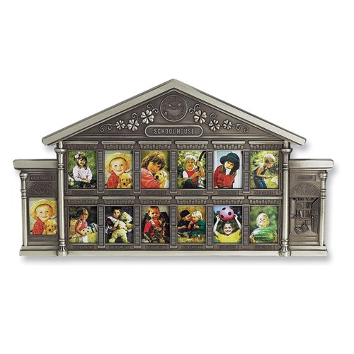 Schoolhouse Holds 13 - 1x2 Photos Frame