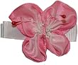 Posies Accessories Butterfly Hair Clippie Pink/White