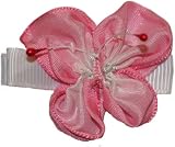 Posies Accessories Butterfly Hair Clippie Pink White