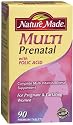 Nature Made Prenatal Multiple Vitamin and Mineral Supplement for Pregnant or Lactating Women, 90-Count Tablets (Pack of 3)