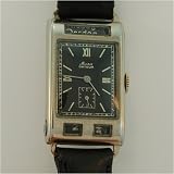 Vintage Antique watch: Danish Calendar, 14K Rose Gold, unisex, 1940's by Mars Dateur
